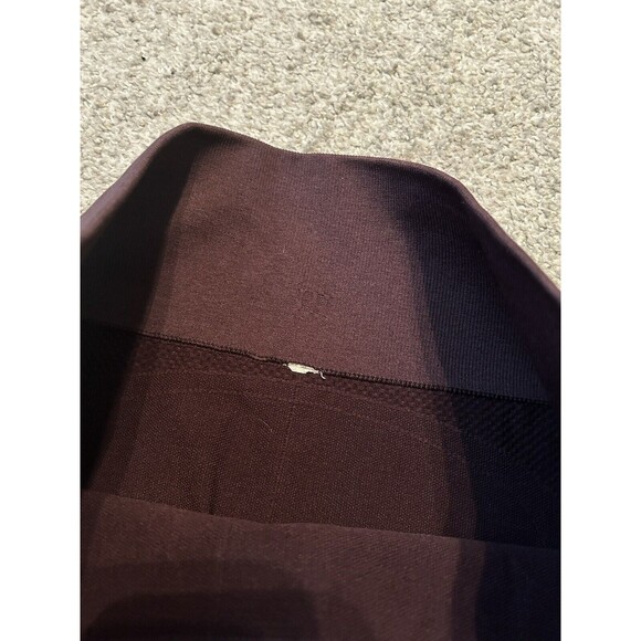 Lululemon Zone In Crop Legging‎ High Rise Seamless Burgundy Women's 10 - Picture 8 of 8